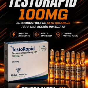 Propionato de Testosterona TestoRapid 100mg 10ml Alpha Pharma