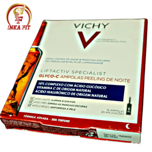 Liftactiv Glyco C - Acido Hialuronico con Acido Glicolico y Vitamina C - 10 Ampollas 2 ML Vichy