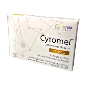 Liothyronine Sodium Liotironina Cytomel T3 25 mcg 100 pastillas Fortex Pharma