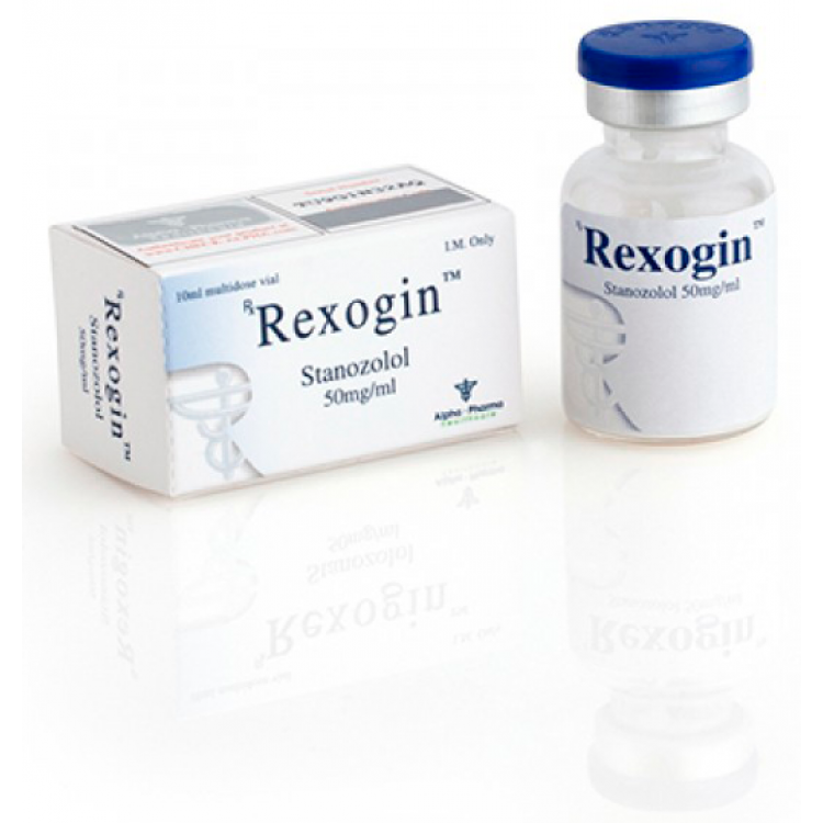 Rexogin Winstrol Depot Estanozolol 50mg 10ml Alpha pharma - Imagen 2