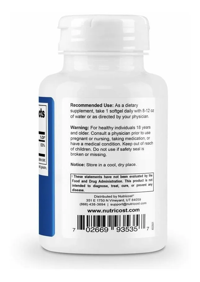 Vitamina D3 5,000 Iu 240 Capsulas Americano - Imagen 2