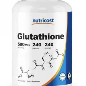 Original Glutathione Glutatione 500mg 240 Capsulas Americano