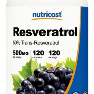 Resveratrol 500 Mg 120 Capsulas Americano