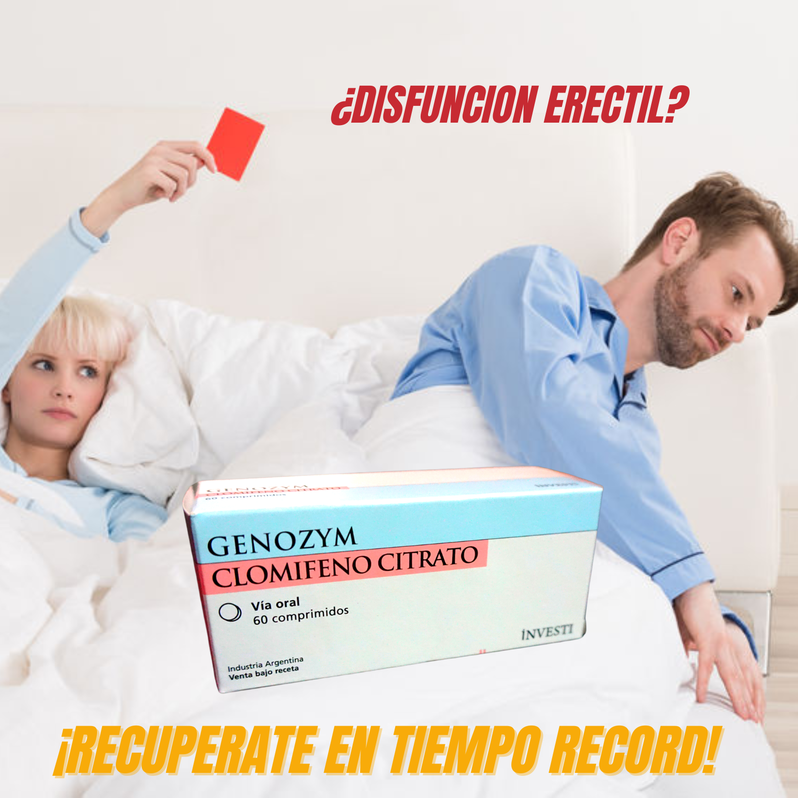 Citrato De Clomifeno 50mg 60 Cápsulas