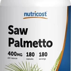 Saw Palmetto 400mg 180 Capsulas Nutricost American