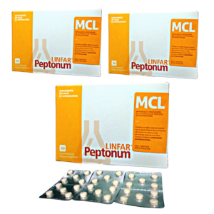 Pack 3 cajas Peptonas en Pastillas 30 tabletas Linfar