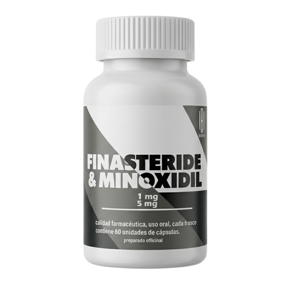 Mix Finasteride 1mg con Minoxidil Oral 5mg 60 Capsulas Baruk