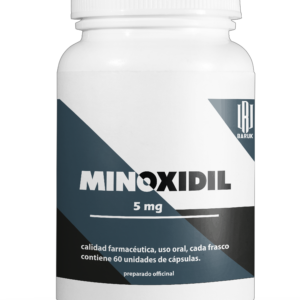 Minoxidil Oral 5mg 60 cápsulas Formula Magistral Baruk