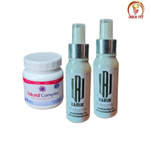 Valcatil Complex 90 caps + 2 lociones dutasteride al 0.01% con Minoxidil al 7% 125ml