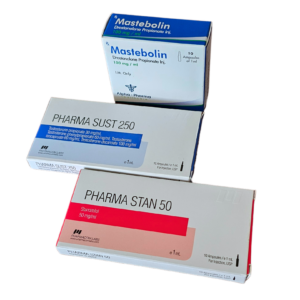 Pack Ciclo de Definición Muscular Testosterona Mix + Masteron + Estanozolol Depot Winstrol - Alpha Pharma y Pharmacom Labs