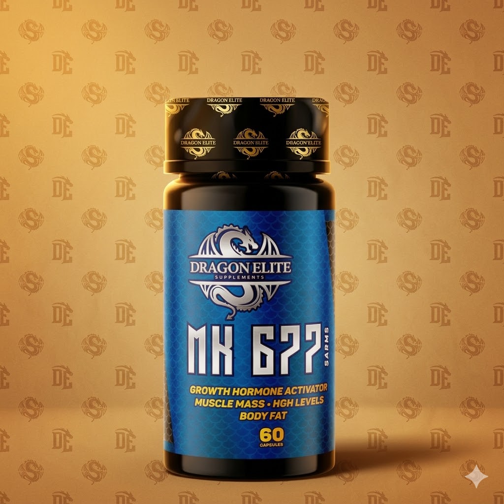 Ibutamoren Mk-677 60 capsculas 12.5mg Dragon Elite Potenciador de Hormona de crecimiento