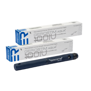 PACK 2 CAJAS GERIOSTIM AQUA 100 UI Hormona de Crecimiento Humana HGH Thaiger Pharma para 100 días