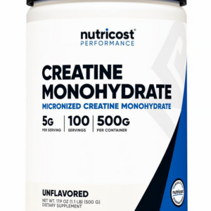 Creatina Monohidratada Micronizada 500gr Importado USA Nutricost