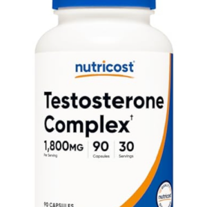 Precursor De Testosterona Complex 1800mg 90 Capsulas Importado USA Nutricost