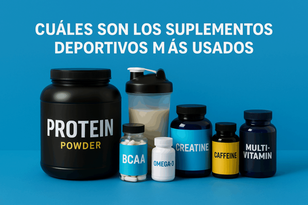 ¿Cuáles son los suplementos deportivos más usados?