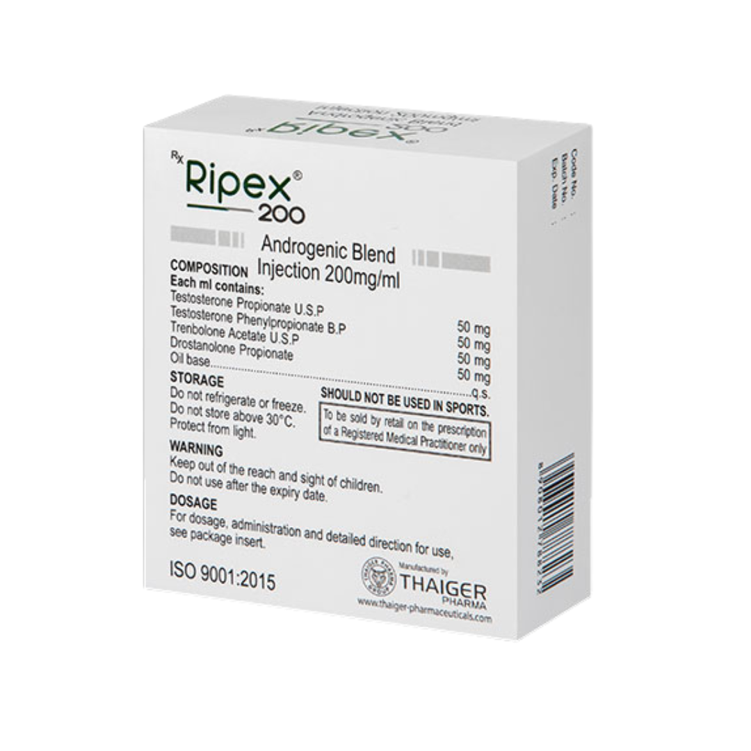 RIPEX 200 – Androgenic Blend Injection 200mg 10ml Thaiger Pharma