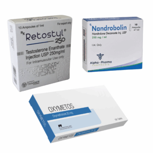 Pack Ciclo de Volumen Testosterona Enantato + Decanoato de nandrolona + Anadrol Marcas Premium
