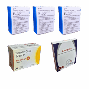 Pack Post Ciclo Completo: HCG Pregnyl 15000ui + Citrato de Clomifeno en Marcas Premium