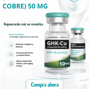 GHK-Cu 50mg, Tripéptido de cobre, Péptido GHK-Cu, Pure Labs original, GHK-Cu Pure Labs, GHK-Cu con agua bacteriostática, Comprar GHK-Cu Perú, Precio tripéptido de cobre Lima, Venta de péptidos Arequipa, Comprar péptidos Trujillo, GHK-Cu envíos a provincia Perú, Dónde comprar GHK-Cu en Perú, Inkafit péptidos, Tratamiento para alopecia con péptidos, Regeneración capilar GHK-Cu, Estimulador de colágeno inyectable, Rejuvenecimiento de la piel, Biohacking anti-edad Perú, Mejor péptido para la caída del cabello, Beneficios del GHK-Cu inyectable, Cómo preparar GHK-Cu Pure Labs