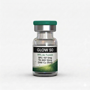 Péptido GLOW 50 BPC-157 5mg + TB-500 10mg + GHK-cu 35mg Nootrop Labs