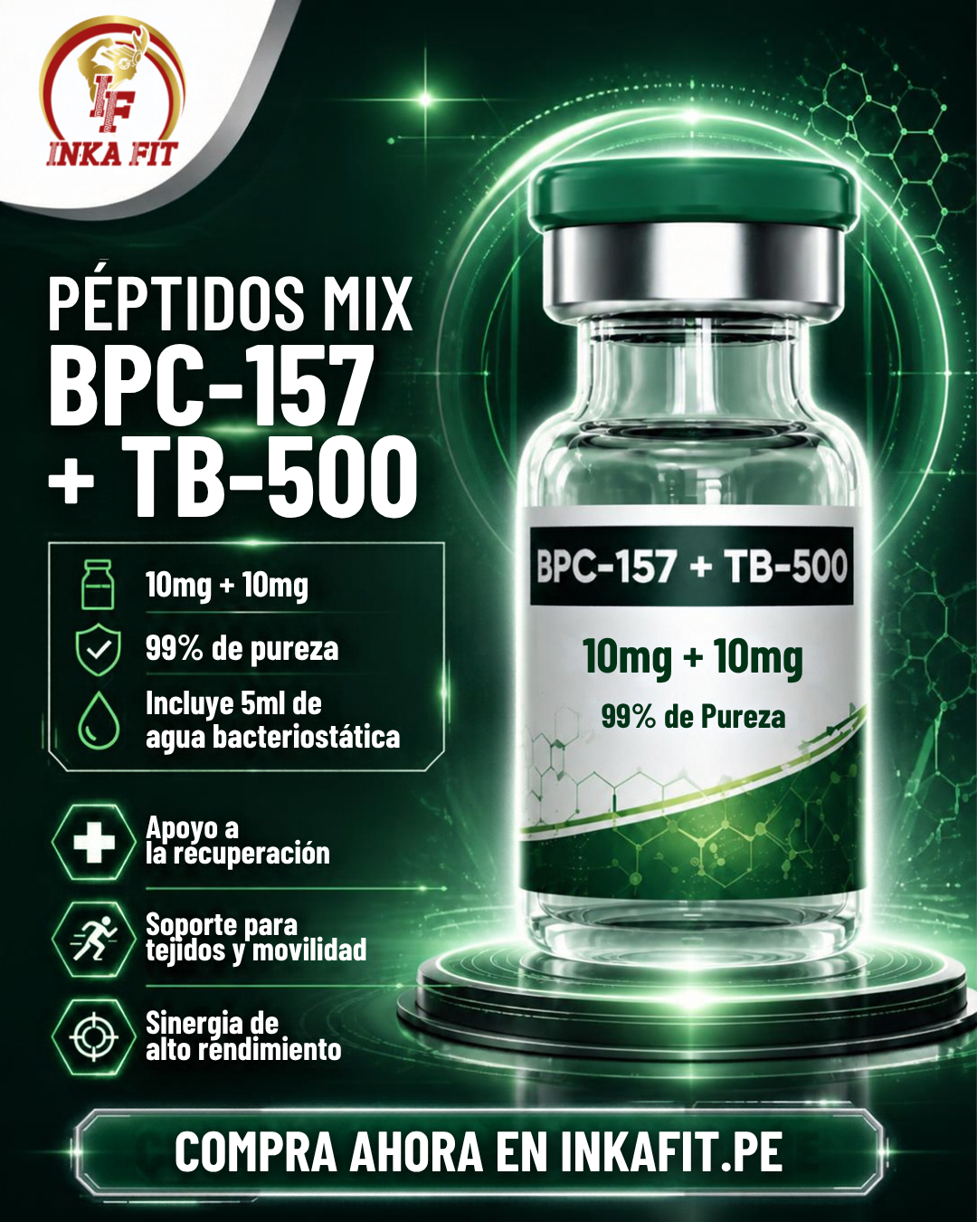 BPC-157 + TB-500, BPC-157 TB-500, BPC157 TB500, BPC-157 + TB500, BPC 157 + TB 500, BPC-157 TB-500 20mg, BPC-157 10mg + TB-500 10mg, BPC-157 10 mg TB-500 10 mg, BPC-157 TB-500 10mg 10mg, BPC-157 TB-500 20 mg Perú, BPC-157 TB-500 Perú, BPC-157 TB-500 Lima, BPC-157 TB-500 online Perú, comprar BPC-157 TB-500 Perú, comprar BPC157 TB500 Perú, péptidos BPC-157 TB-500, péptido BPC-157 + TB-500, mix BPC-157 TB-500, péptidos mix BPC-157 TB-500, BPC-157 TB-500 blend, BPC-157 TB-500 stack, BPC + TB-500, BPC157 + TB500 blend, BPC-157 TB-500 Pure Labs, Pure Labs BPC-157 TB-500, PureLabs BPC-157 TB-500, BPC-157 TB-500 PureLabs Perú, Pure Labs péptidos Perú, Pure Labs Perú, péptidos Pure Labs, BPC-157 10mg Pure Labs, TB-500 10mg Pure Labs, BPC-157 10mg TB-500 10mg Pure Labs, BPC-157 TB-500 con agua bacteriostática, BPC-157 TB-500 5ml, BPC-157 TB-500 5 mL, BPC-157 10mg TB-500 10mg 5ml, BPC-157 TB-500 agua bacteriostática 5ml, BPC-157 TB-500 reconstitución, blend BPC-157 TB-500 5ml, BPC-157 TB-500 research peptide, BPC-157 TB-500 research grade, péptidos de investigación Perú, péptidos investigación Lima, péptidos Perú, péptidos Lima, comprar péptidos Perú, tienda de péptidos Perú, péptidos online Perú, BPC-157 recuperación, TB-500 recuperación, BPC-157 TB-500 recuperación, BPC-157 TB-500 reparación tisular, BPC-157 TB-500 tejido conectivo, BPC-157 TB-500 investigación, BPC-157 TB-500 regeneración, BPC-157 TB-500 Wolverine, Wolverine Blend Perú, Wolverine Stack Perú, BPC-157 TB-500 Inkafit, BPC-157 TB-500 Inkafit Perú, comprar BPC-157 TB-500 Inkafit, Inkafit Perú, Inkafit.pe