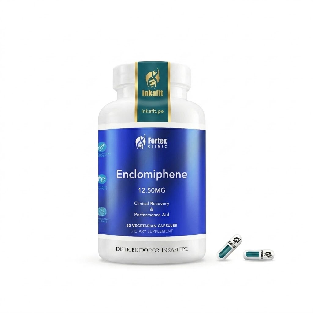 Enclomifeno Enclomiphene 12.5mg 60 capsulas Fortex Clinic Enclomifeno Enclomiphene 12.5mg 60 capsulas Fortex Clinic