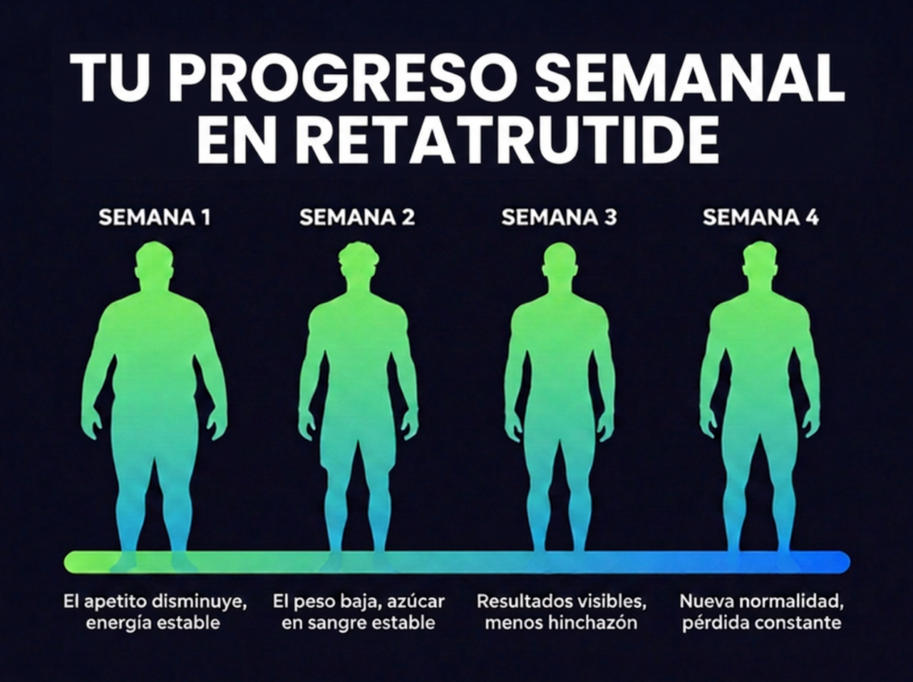 Tu progreso semanal en RETATRUTIDE