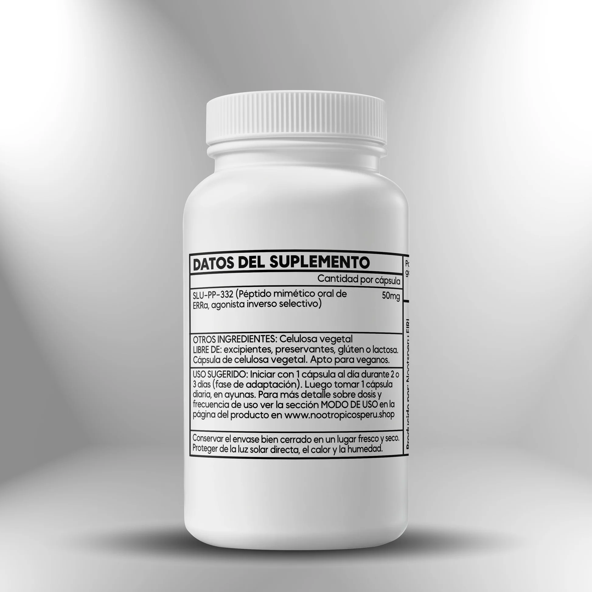 Péptido SLU-PP-332 50mg 50 capsulas Nootrop Labs