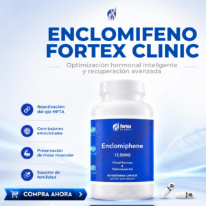 Enclomifeno (Citrato) Enclomiphene 12.5mg 60 capsulas Fortex Clinic