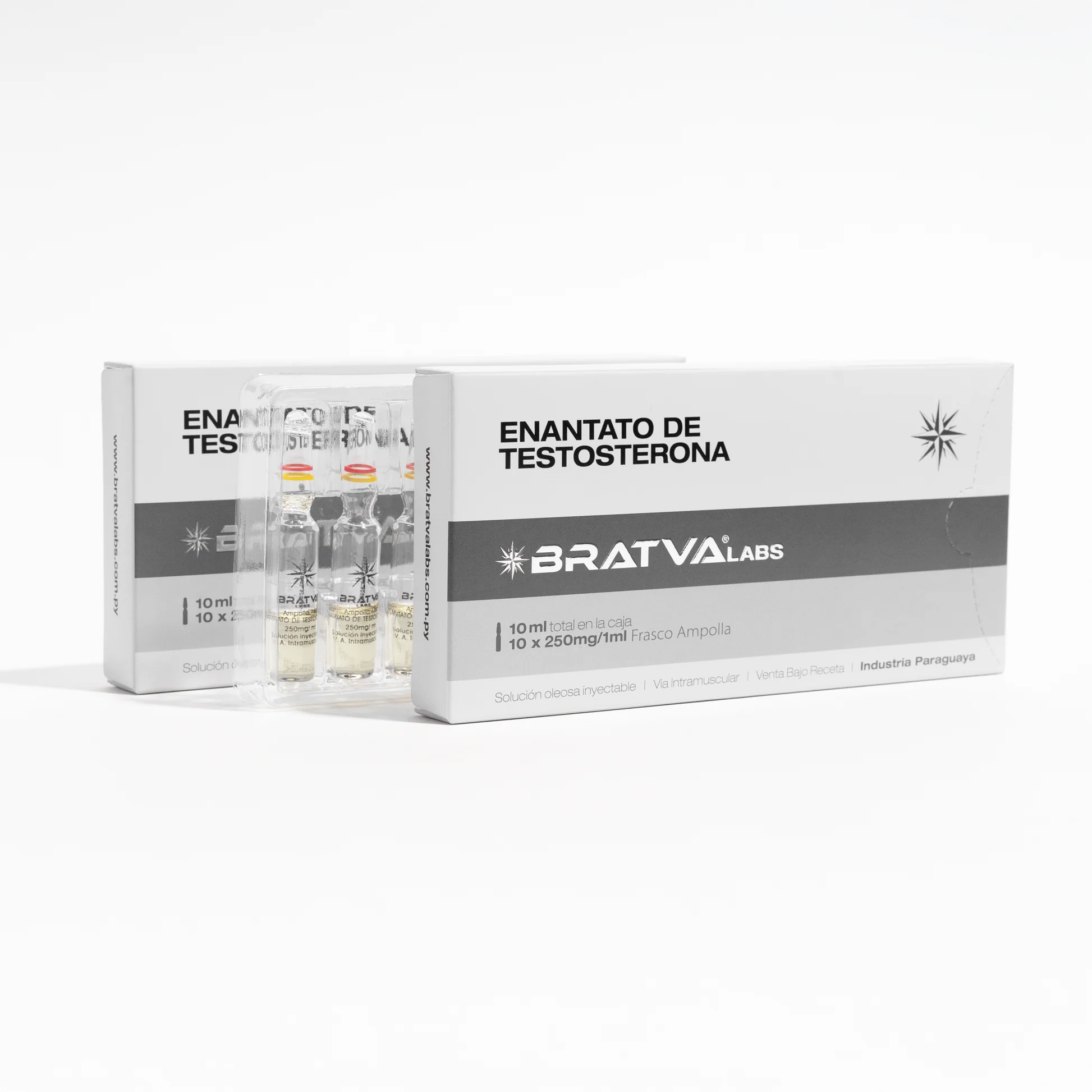 Enantato de Testosterona 250mg 10ML Bratva Labs Enantato de Testosterona 250mg 10ML Bratva Labs