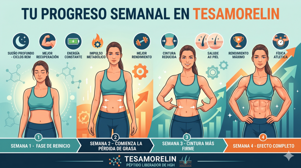 Tu progreso semanal en TESAMORELIN