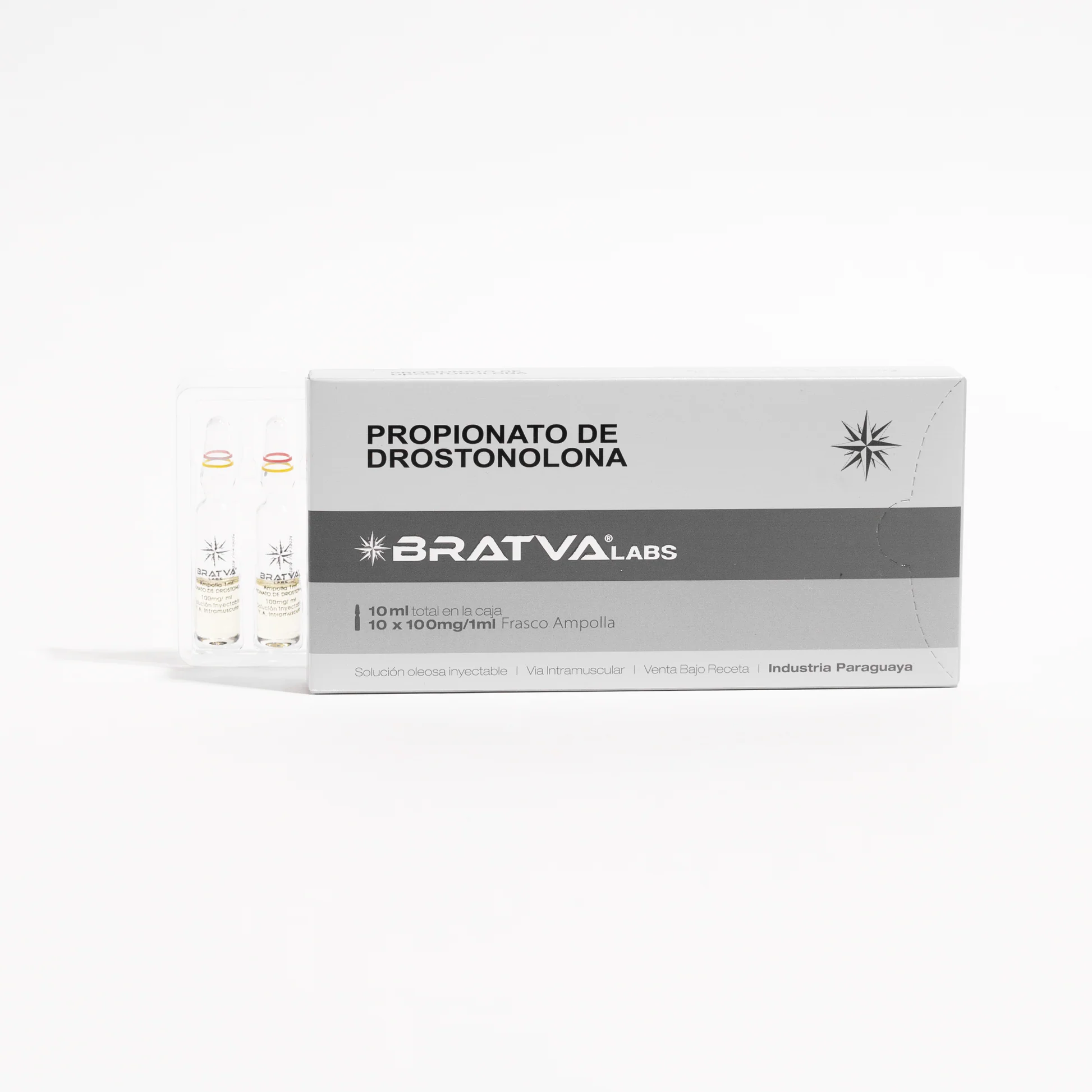 Masteron Propionato de Drostanolona 100 mg 10mL Bratva Labs Masteron Propionato de Drostanolona 100 mg 10mL Bratva Labs