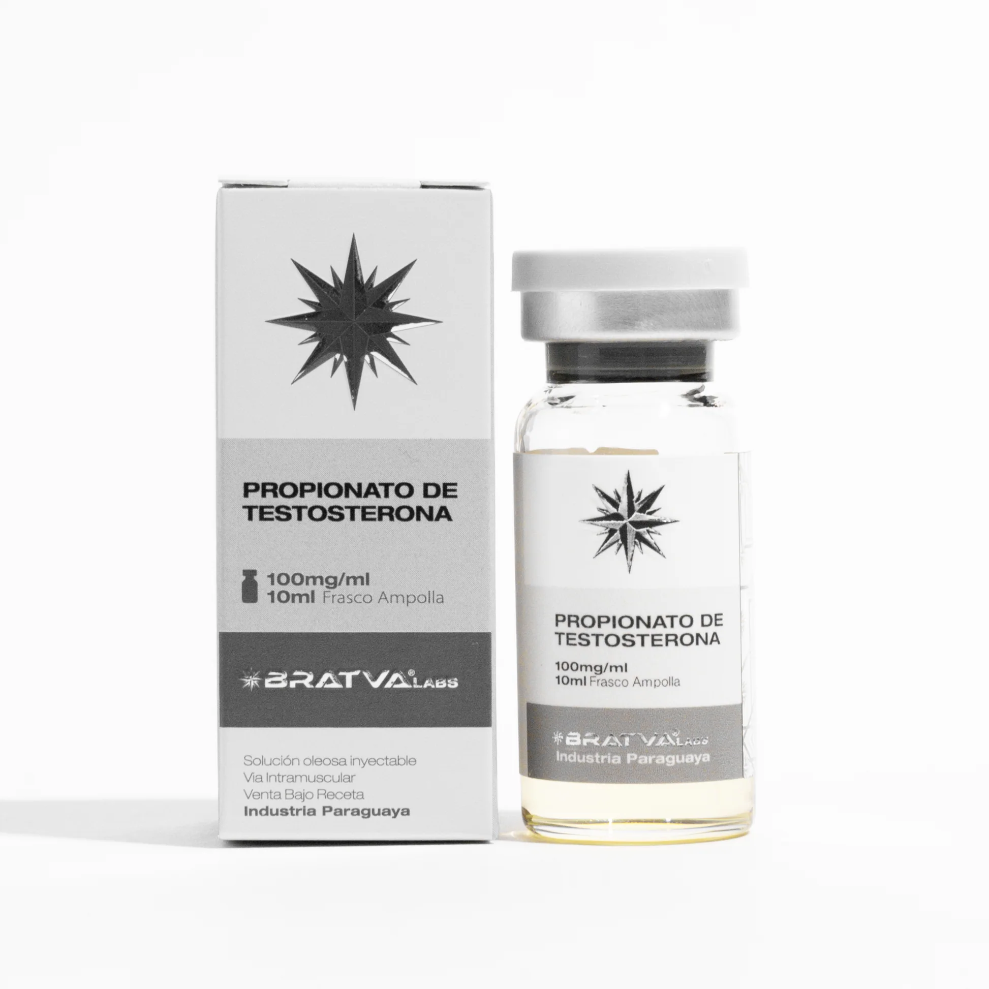 Propionato de Testosterona 100 mg 10mL Bratva Labs