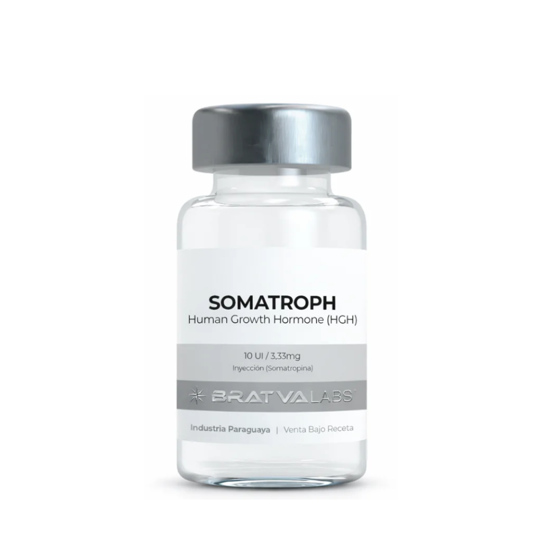 HGH Somatroph Somatropina Hormona de Crecimiento 100ui 33.33mg Bratva Labs HGH Somatroph Somatropina Hormona de Crecimiento 100ui 33.33mg Bratva Labs