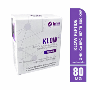 Péptido KLOW 80mg GHK-cu 50mg + Kpv 10mg + BPC-157 10mg + TB-500 10mg Fortex Clinic