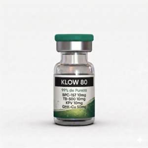 Péptido KLOW 80mg (Péptidos BPC-157 + TB-500 + KPV + GHK-Cu) Pure Labs