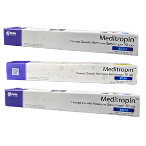 HGH Meditropin Somatropina Hormona de Crecimiento 180ui Pluma Pen 3 Cajas de 60ui Fortex Clinic