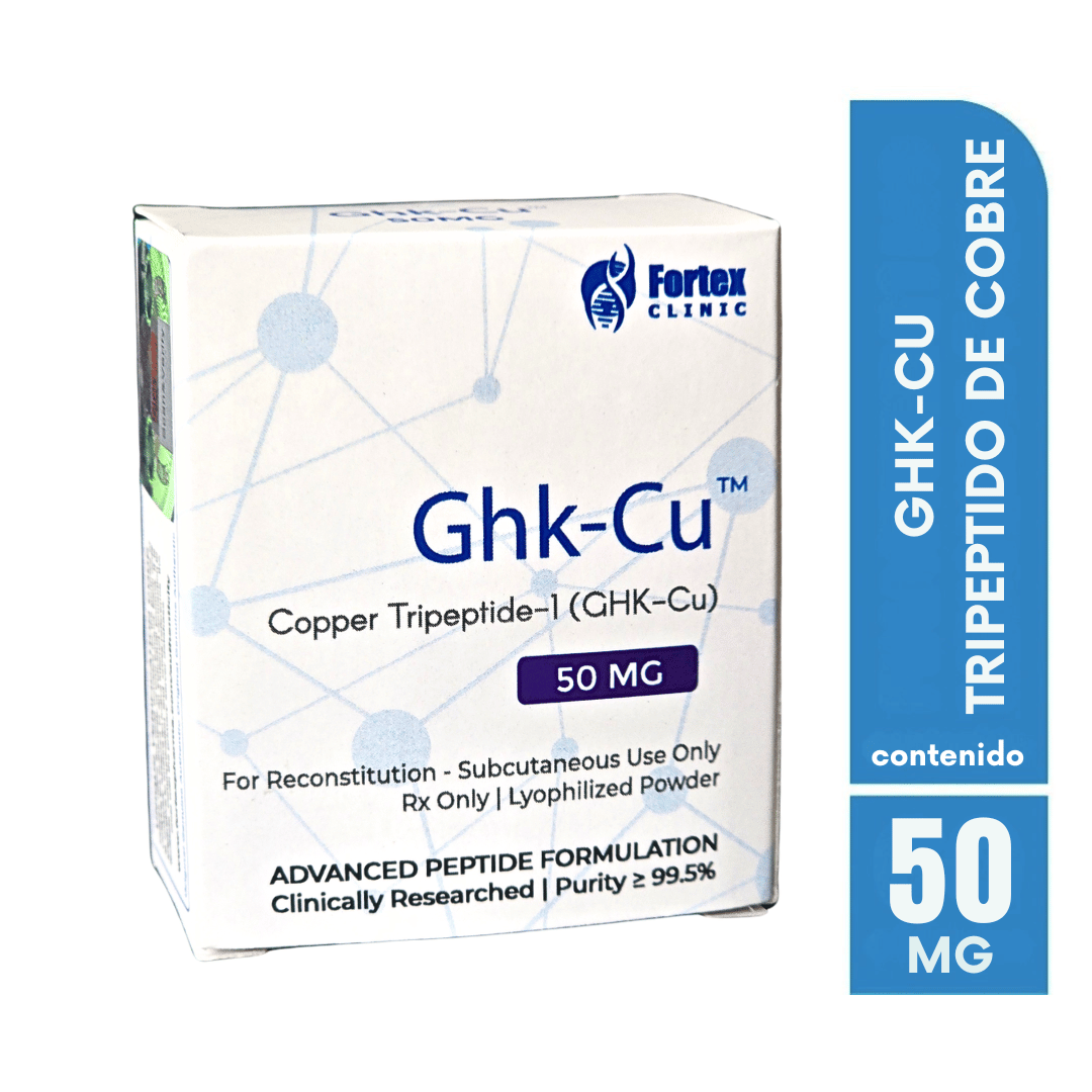 Péptido GHK Cu (Tripéptido de cobre) 100 MG Fortex Clinic