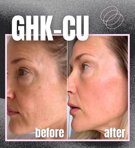 Biopéptido Premium Tripéptido de cobre GHK-CU, 4% de péptidos y 2400 MG, 99,9% de pureza MYLKU LABS