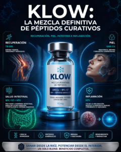 Peptido KLOW: La mezcla definitiva de péptidos curativos, ghk-cu, bpc-157, tb-500, kpv, perú, lima