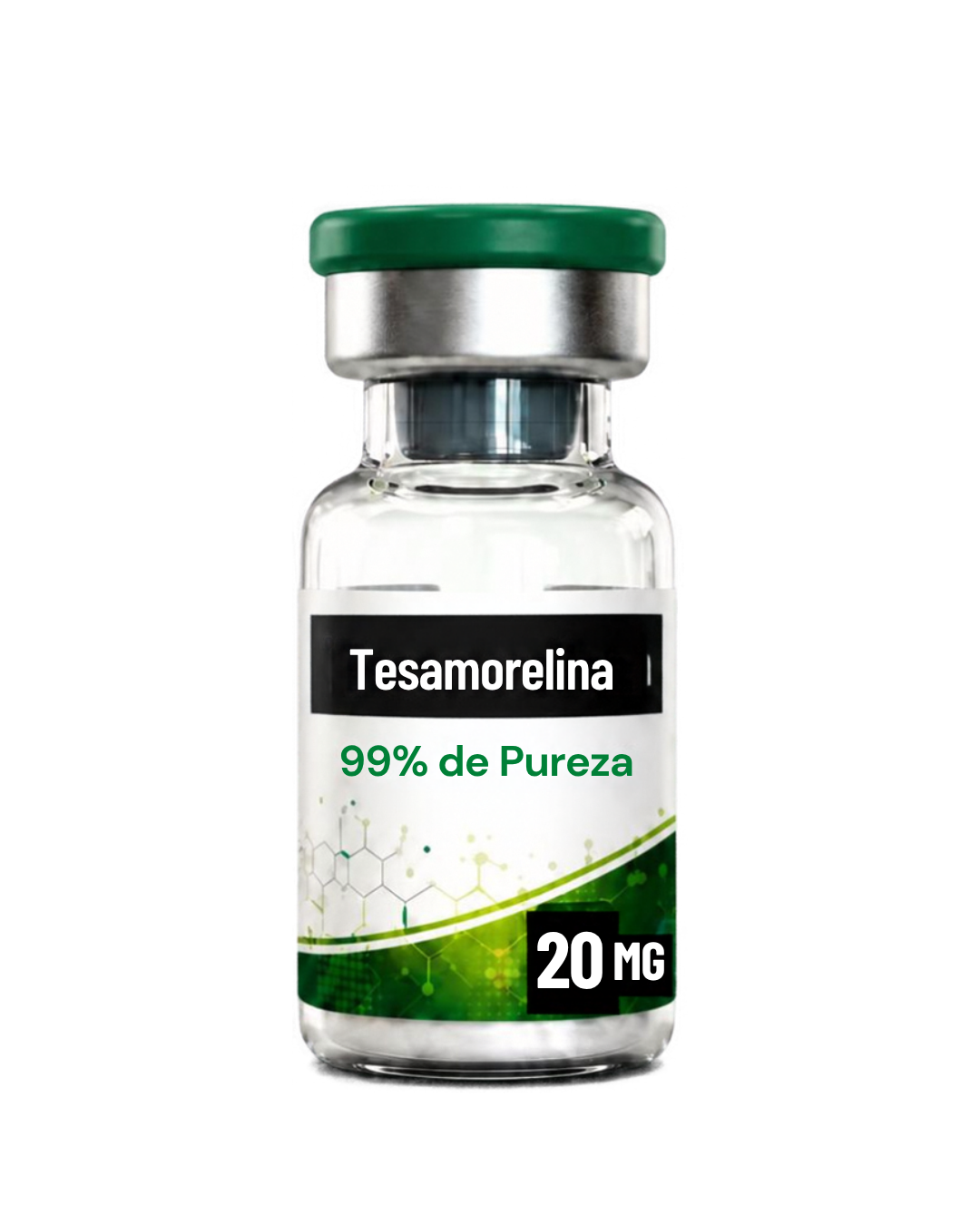 Péptido Tesamorelina Tesamorelin vial de 20mg + 5ml de Agua Bactereostatica Pure Labs
