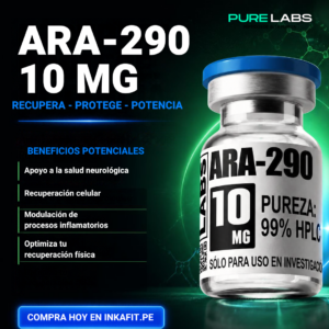 ARA-290, Cibinetida, Péptido ARA-290, ARA 290 Pure Labs, Cibinetide, ARA-290 10mg, péptido neuroprotector, péptido regenerador, péptido antiinflamatorio, péptido reparación celular, péptido recuperación nerviosa, péptido para neuropatía, péptido para inflamación, péptido para regeneración de tejidos, péptido recuperación física, péptido longevidad, péptido bienestar celular, péptido recuperación neurológica, péptido salud nerviosa, péptido protección neuronal, péptido estrés oxidativo, péptido reparación nerviosa, péptido recuperación muscular, péptidos Pure Labs, Pure Labs Perú, comprar ARA-290 Perú, comprar Cibinetida, ARA-290 precio Perú, ARA-290 Lima, ARA-290 Arequipa, péptidos Perú, tienda de péptidos Perú, péptidos de investigación, péptidos avanzados, péptidos para recuperación, péptidos para longevidad, péptidos bioactivos, péptidos premium, terapia con péptidos, recuperación celular avanzada, regeneración celular avanzada, salud mitocondrial, reparación tisular, inflamación crónica, neuropatía periférica, neuropatía de fibras pequeñas, péptido derivado de eritropoyetina, Innate Repair Receptor, IRR peptide, neuroprotección avanzada, recuperación post lesión, salud neuronal, optimización de la recuperación, medicina regenerativa, biohacking, antiaging, healthy aging, longevidad saludable, bienestar integral.