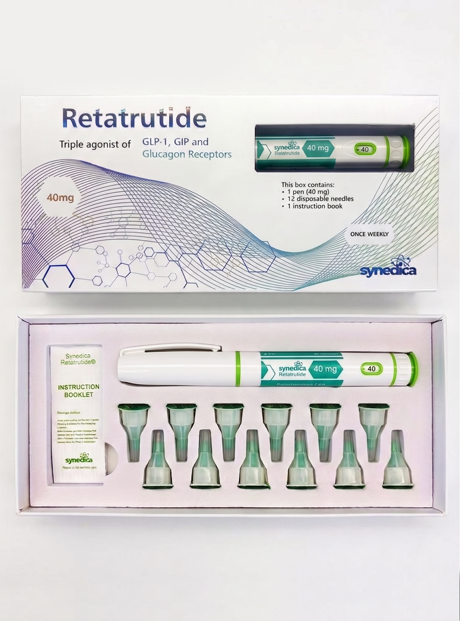 Péptido Retatrutide Retatrutida 40mg Pluma Pen Synedica Péptido Retatrutide Retatrutida 40mg Pluma Pen Synedica