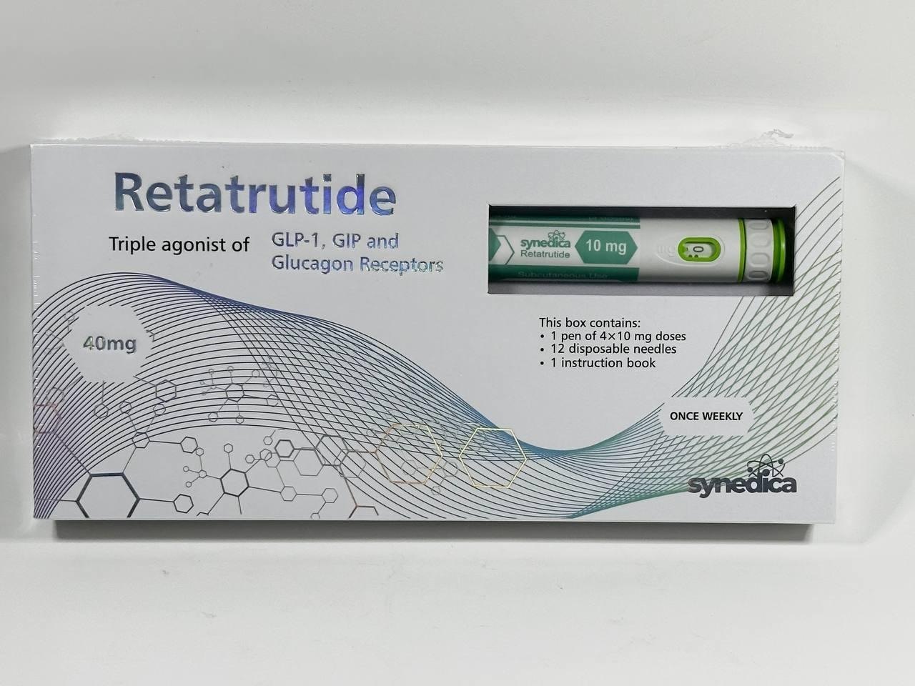 Péptido Retatrutide Retatrutida 40mg Pluma Pen Synedica