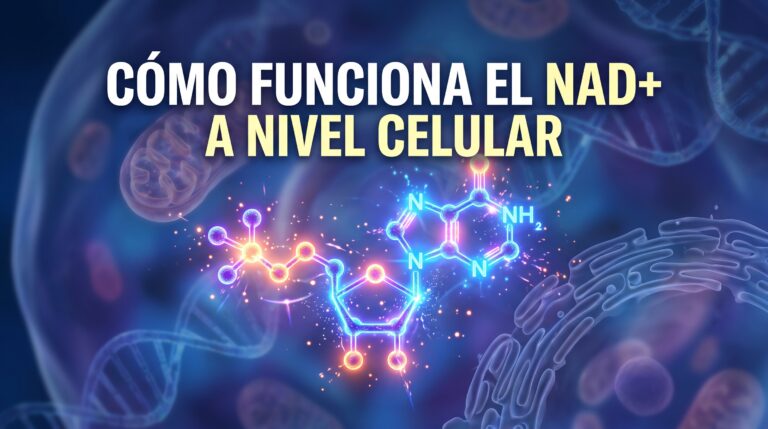 NAD+, NAD plus, qué es NAD+, explicación de NAD+, NAD+ a nivel celular, función del NAD+, metabolismo celular, energía celular, producción de ATP, salud mitocondrial, función mitocondrial, mitocondrias y energía, envejecimiento celular, longevidad, antiaging, antienvejecimiento, rejuvenecimiento celular, biohacking, optimización celular, salud metabólica, reparación del ADN, sirtuinas, activación de sirtuinas, estrés oxidativo, radicales libres, coenzima NAD+, nicotinamida adenina dinucleótido, niveles de NAD+, déficit de NAD+, cómo aumentar el NAD+, suplementación NAD+, terapia NAD+, infusiones de NAD+, NAD+ y longevidad, NAD+ y energía, NAD+ y cerebro, NAD+ y rendimiento físico, NAD+ y recuperación muscular, NAD+ y función cognitiva, NAD+ y salud celular, precursores de NAD+, NMN, nicotinamida mononucleótido, NR nicotinamida ribósido, suplementos para longevidad, medicina antienvejecimiento, salud mitocondrial avanzada, biología del envejecimiento, ciencia de la longevidad, bienestar celular, optimización metabólica
