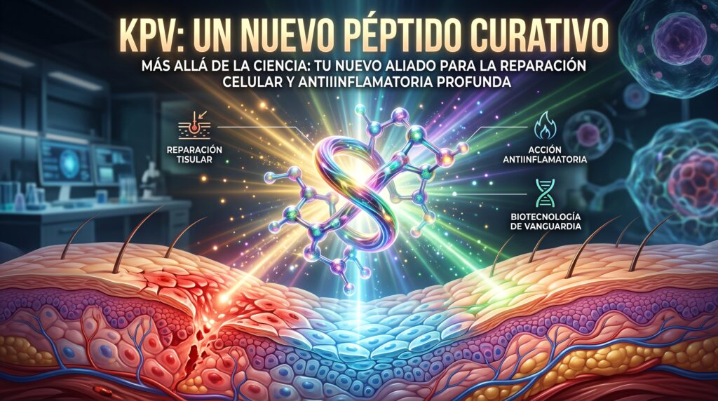 KPV, péptido KPV, KPV peptide, KPV péptido, qué es KPV, qué es el péptido KPV, KPV Lys Pro Val, Lys-Pro-Val, Lys Pro Val peptide, KPV beneficios, beneficios del KPV, KPV efectos, cómo funciona KPV, mecanismo de acción KPV, KPV antiinflamatorio, KPV anti inflamatorio, péptido antiinflamatorio, péptidos antiinflamatorios, KPV inflamación, KPV y inflamación, KPV y NF-kB, KPV NF-kB, KPV y sistema inmunológico, KPV inmunomodulador, KPV y citoquinas, KPV IL-1 beta, KPV TNF alfa, KPV intestinal, KPV intestino, KPV salud intestinal, KPV colitis, KPV enfermedad inflamatoria intestinal, KPV IBD, KPV microbiota, KPV barrera intestinal, KPV permeabilidad intestinal, KPV piel, KPV dermatología, KPV salud de la piel, KPV cicatrización, KPV reparación tisular, KPV regeneración, KPV regeneración tisular, KPV reparación de tejidos, KPV heridas, KPV wound healing, KPV tejido conectivo, KPV colágeno, KPV recuperación, KPV recuperación tisular, KPV investigación, KPV estudios, estudios sobre KPV, investigación KPV, evidencia científica KPV, KPV evidencia, KPV mecanismo celular, KPV biología celular, KPV péptido experimental, KPV péptido de investigación, péptidos regenerativos, péptidos para inflamación, péptidos para recuperación, péptidos y regeneración, péptidos y salud intestinal, péptidos y salud de la piel, α-MSH KPV, alfa MSH KPV, derivado de alfa MSH, KPV α-MSH, péptido derivado de melanocortina, melanocortinas e inflamación, melanocortina antiinflamatoria, KPV y melanocortina, KPV terapéutico, KPV tratamiento experimental, KPV estudios preclínicos, KPV evidencia preclínica, KPV clinical research, KPV peptide research, KPV peptide benefits, KPV peptide