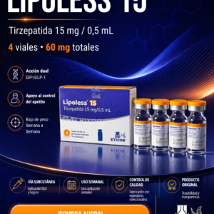 Lipoless 60mg, Lipoless 15mg, Lipoless tirzepatida, Lipoless tirzepatide, Lipoless Eticos, Laboratorios Eticos Lipoless, tirzepatida 60mg, tirzepatida 15mg, tirzepatida 15 mg 0.5 ml, tirzepatida 60 mg 4 viales, tirzepatida 60mg 4 viales, tirzepatida 15mg 4 viales, tirzepatida 0.5ml, tirzepatida inyectable, tirzepatida solución inyectable, tirzepatida subcutánea, tirzepatida medicamento, tirzepatida para control de peso, tirzepatida para obesidad, tirzepatida para sobrepeso, tirzepatida GIP GLP-1, agonista GIP GLP-1, agonista dual GIP GLP-1, péptido tirzepatida, peptido tirzepatida, peptide tirzepatide, tirzepatide 60mg, tirzepatide 15mg, tirzepatide injection, tirzepatide vial, tirzepatide 15 mg vial, Lipoless vial, Lipoless 4 viales, Lipoless 15 4 viales, Lipoless 60 mg, Lipoless 15 mg 0.5 ml, Lipoless Paraguay, Eticos Labs, Eticos Paraguay, Laboratorios Eticos, tirzepatida Eticos, tirzepatida Lipoless 15mg, tirzepatida Lipoless 60mg, tirzepatida 4 viales 15mg, tirzepatida 4 viales 0.5ml, tratamiento con tirzepatida, medicamento con tirzepatida, tirzepatida para pérdida de peso, tirzepatida control del peso, tirzepatida metabolismo, tirzepatida apetito, tirzepatida glucosa, Mounjaro tirzepatida, Mounjaro 15mg, Mounjaro tirzepatida 15mg, Mounjaro 60mg, alternativa a Mounjaro, tirzepatida tipo Mounjaro, medicamento tipo Mounjaro, comprar tirzepatida Perú, tirzepatida Perú, Lipoless Perú, comprar Lipoless Perú, Lipoless Lima, tirzepatida Lima, tirzepatida Arequipa, tirzepatida online Perú Péptido Tirzepatida Lipoless, Mounjaro alternativo, Tirzepatida 60mg Eticos Labs, 4 viales de 15mg 0.5ml, tratamiento para pérdida de peso, agonista dual GLP-1 y GIP, control de diabetes tipo 2, inyectable de tirzepatida, comprar Lipoless Tirzepatida, precio péptido Mounjaro Eticos Labs, supresor del apetito inyectable, reducción de grasa corporal, péptidos de alta calidad, Lipoless 60mg caja con 4 viales, alternativa a Mounjaro, salud metabólica, tratamiento de obesidad, dosificación 15mg por vial, Eticos Labs Perú, bienestar y control de glucosa, péptido liofilizado, Tirzepatida original, manejo de sobrepeso, inyectables éticos de laboratorio
