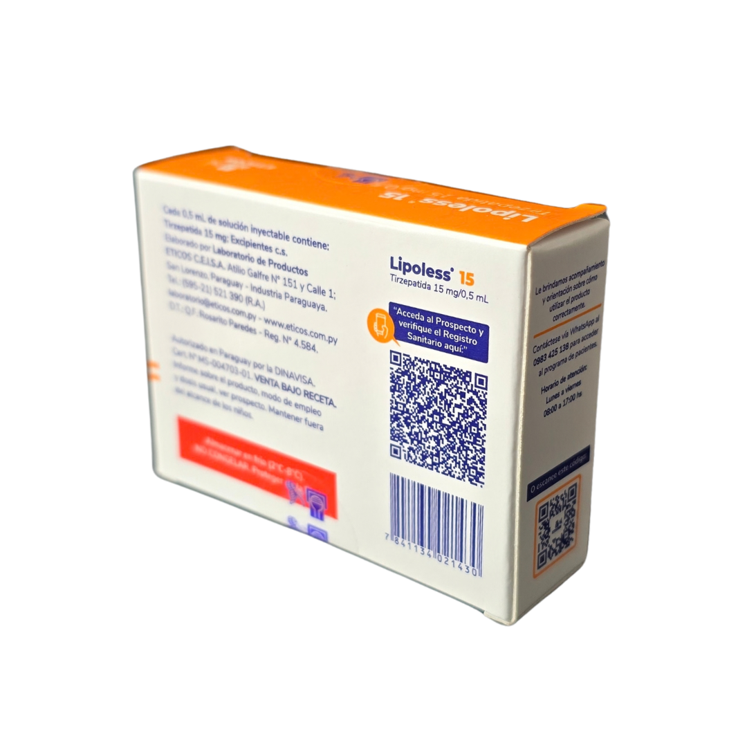 Lipoless 60mg, Lipoless 15mg, Lipoless tirzepatida, Lipoless tirzepatide, Lipoless Eticos, Laboratorios Eticos Lipoless, tirzepatida 60mg, tirzepatida 15mg, tirzepatida 15 mg 0.5 ml, tirzepatida 60 mg 4 viales, tirzepatida 60mg 4 viales, tirzepatida 15mg 4 viales, tirzepatida 0.5ml, tirzepatida inyectable, tirzepatida solución inyectable, tirzepatida subcutánea, tirzepatida medicamento, tirzepatida para control de peso, tirzepatida para obesidad, tirzepatida para sobrepeso, tirzepatida GIP GLP-1, agonista GIP GLP-1, agonista dual GIP GLP-1, péptido tirzepatida, peptido tirzepatida, peptide tirzepatide, tirzepatide 60mg, tirzepatide 15mg, tirzepatide injection, tirzepatide vial, tirzepatide 15 mg vial, Lipoless vial, Lipoless 4 viales, Lipoless 15 4 viales, Lipoless 60 mg, Lipoless 15 mg 0.5 ml, Lipoless Paraguay, Eticos Labs, Eticos Paraguay, Laboratorios Eticos, tirzepatida Eticos, tirzepatida Lipoless 15mg, tirzepatida Lipoless 60mg, tirzepatida 4 viales 15mg, tirzepatida 4 viales 0.5ml, tratamiento con tirzepatida, medicamento con tirzepatida, tirzepatida para pérdida de peso, tirzepatida control del peso, tirzepatida metabolismo, tirzepatida apetito, tirzepatida glucosa, Mounjaro tirzepatida, Mounjaro 15mg, Mounjaro tirzepatida 15mg, Mounjaro 60mg, alternativa a Mounjaro, tirzepatida tipo Mounjaro, medicamento tipo Mounjaro, comprar tirzepatida Perú, tirzepatida Perú, Lipoless Perú, comprar Lipoless Perú, Lipoless Lima, tirzepatida Lima, tirzepatida Arequipa, tirzepatida online Perú Péptido Tirzepatida Lipoless, Mounjaro alternativo, Tirzepatida 60mg Eticos Labs, 4 viales de 15mg 0.5ml, tratamiento para pérdida de peso, agonista dual GLP-1 y GIP, control de diabetes tipo 2, inyectable de tirzepatida, comprar Lipoless Tirzepatida, precio péptido Mounjaro Eticos Labs, supresor del apetito inyectable, reducción de grasa corporal, péptidos de alta calidad, Lipoless 60mg caja con 4 viales, alternativa a Mounjaro, salud metabólica, tratamiento de obesidad, dosificación 15mg por vial, Eticos Labs Perú, bienestar y control de glucosa, péptido liofilizado, Tirzepatida original, manejo de sobrepeso, inyectables éticos de laboratorio